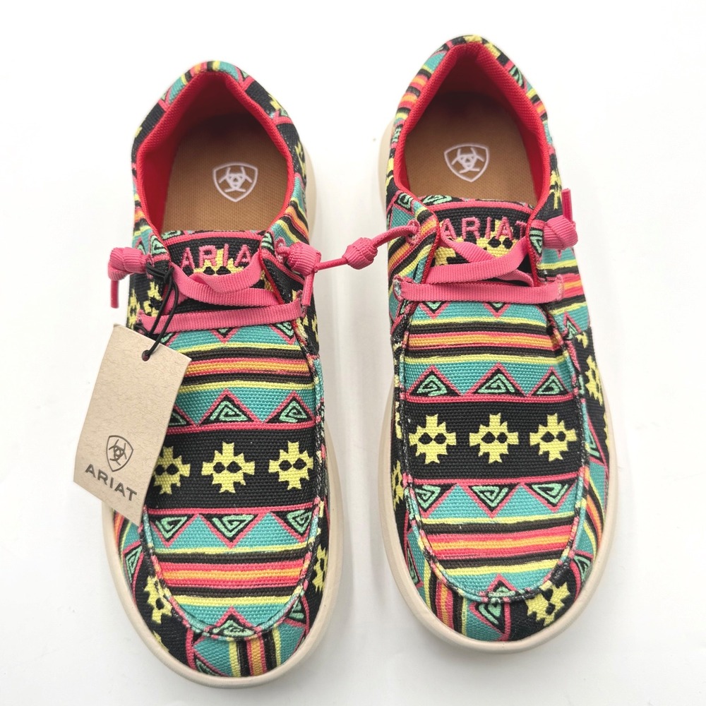 Ariat Hilo Retro Clovis Slip On Shoes Women's 6.5 B Multicolor Aztec NWT